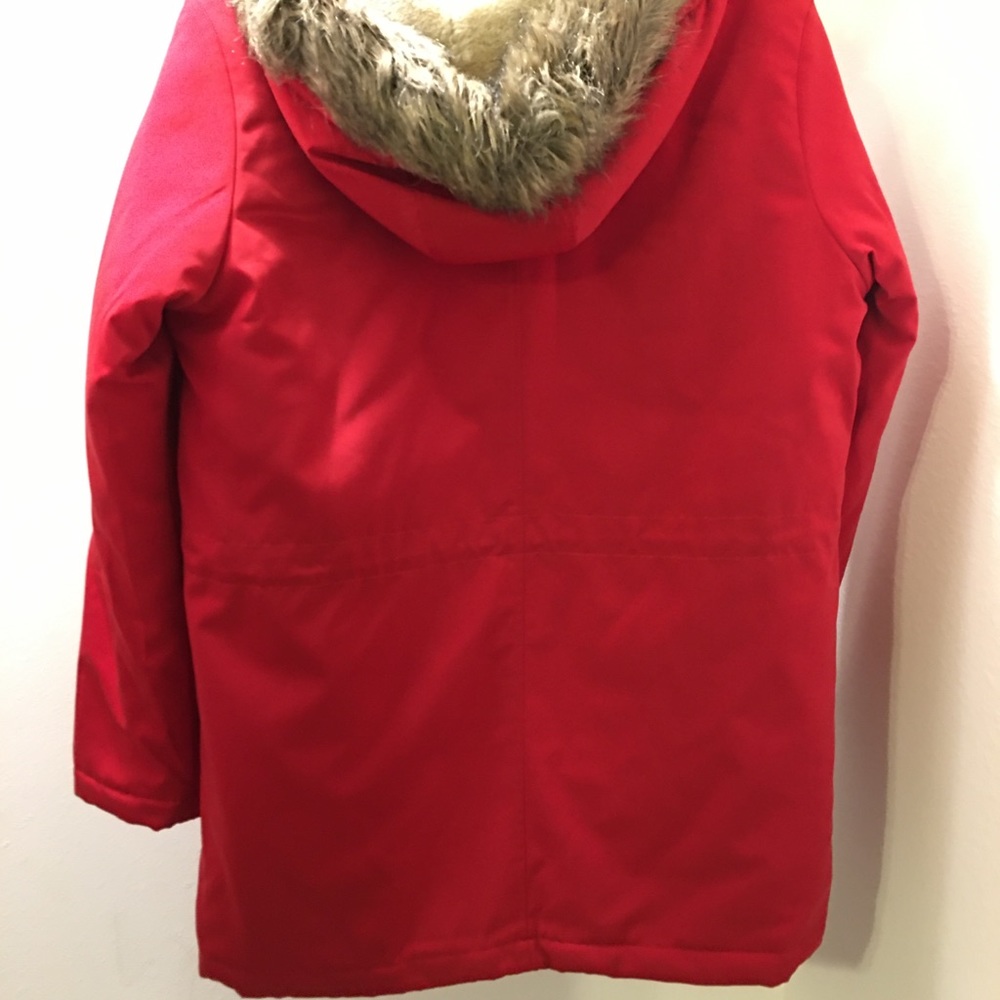 Red rain jacket - Picture 5 of 8